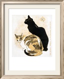 Exposition à la Bodinière Estampe encadrée par Théophile Alexandre Steinlen