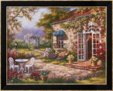 Patio en primavera II Láminas por Sung Kim