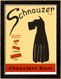 Barres Schnauzer Reproduction encadrée édition limitée par Ken Bailey