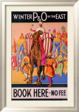 Winter P&O in the East Framed Giclee Print by Dorothy Newsome