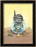Got Fish Estampe encadrée par Gary Patterson