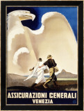 Assicurazioni Generali Venezia, 1936 Framed Giclee Print