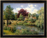 Bridge at Ashford in the Water, D'Shire Poster by Jean Kevorkian