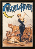 Cirque d'Hiver Estampe encadrée par J. Boichard