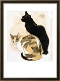 Exposition à la Bodinière Estampe encadrée par Théophile Alexandre Steinlen