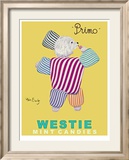 Westie Mints Reproduction encadrée édition limitée par Ken Bailey