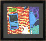 Bad Dog Lámina enmarcada de edición limitada por Matt Rinard