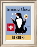 Bernese Ementhal Cheese Reproduction encadrée édition limitée par Ken Bailey
