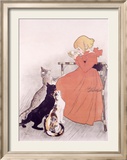 Publicité lait stérilisé, 1896 (Steinlein) Estampe encadrée par Théophile Alexandre Steinlen