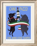 Cane Pazzo Lámina enmarcada de edición limitada por Ken Bailey Cane Pazzo Lámina enmarcada de edición limitada por Ken Bailey