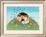 Cat-titude Estampe encadrée par Gary Patterson