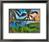 Where Da Coconuts Grow Innrammet Giclee-trykk av Randy Jay Braun Where Da Coconuts Grow Innrammet Giclee-trykk av Randy Jay Braun