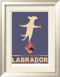 Yellow Lab Biscuits Reproduction encadrée édition limitée par Ken Bailey