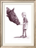 Matthew and Billy Innrammet Giclee-trykk av Lorrie Beck
