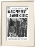 Daily Record, November 13, 1938: Nazis Prevent Jewish Exodus Posters