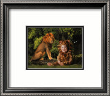 Lion de safari imaginaire Art par Tom Arma