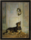 Dog in Mourning, c.1870 Art par Henry Bacon
