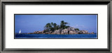 Ilot Saint-Martin, Seychelles Affiche par Philip Plisson