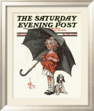 April Showers, c.1914 Lámina giclée enmarcada por Joseph Christian Leyendecker