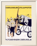 WWI, German Oberursel Aircraft Aviation Oprawiona reprodukcja giclee WWI, German Oberursel Aircraft Aviation Oprawiona reprodukcja giclee