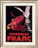 Ombrero Lámina giclée enmarcada