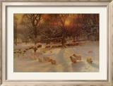 La journée d'hiver raccourcie Affiche par Joseph Farquharson