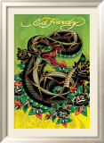 Ed Hardy - Snake Plakat af Ed Hardy