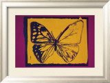 Vanishing Animals: Butterfly, c.1986 (Yellow on Purple) Affiches par Andy Warhol