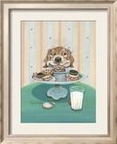 Cookie Monster Estampe encadrée par Gary Patterson
