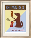 Brown Dog Cookies Lámina enmarcada de edición limitada por Ken Bailey