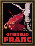 Ombrero Lámina giclée enmarcada