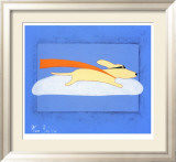 Super Dog Reproduction encadrée édition limitée par Ken Bailey