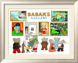 Babar's Gallery Kunstdrucke von Laurent de Brunhoff