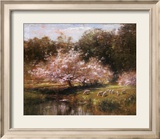 Sheep Grazing Under Apple Blossoms Posters av John Appleton Brown Sheep Grazing Under Apple Blossoms Posters av John Appleton Brown