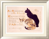 Exposition à la Bodinière Estampe encadrée par Théophile Alexandre Steinlen
