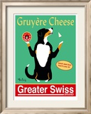 Greater Swiss Reproduction encadrée édition limitée par Ken Bailey