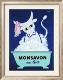 Monsavon au Lait Estampe encadrée par Raymond Savignac