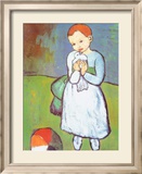 Femme au Pigeon Affiches par Pablo Picasso