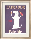 Labrador Ale Reproduction encadrée édition limitée par Ken Bailey