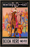Winter P&O in the East Framed Giclee Print by Dorothy Newsome