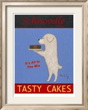 Schnoodle Tasty Cakes Limited Edition Framed Print by Ken Bailey