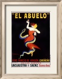 El Abuelo, Vino Rancio de Aragon Lámina giclée enmarcada por Leonetto Cappiello