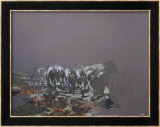 Meute de chiens Limited Edition Framed Print by (henri Aguiella) Cueco