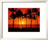 Hawaiian Sunset Innrammet Giclee-trykk av Randy Jay Braun Hawaiian Sunset Innrammet Giclee-trykk av Randy Jay Braun