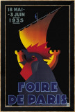 Foire de Paris Innrammet Giclee-trykk av Bourgis