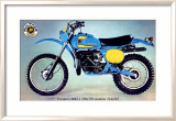 Bultaco Frontera MKII Motorcycle Poster Lámina giclée enmarcada