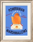 Pomeranian Marshmallows Lámina enmarcada de edición limitada por Ken Bailey