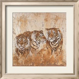 Les Tigres I Print by Carole Ivoy