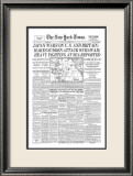 New York Times, December 8, 1941: Pearl Harbor Framed Giclee Print