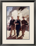 US Homefront Patriotic Poster The Spirit of '46 Lámina giclée enmarcada